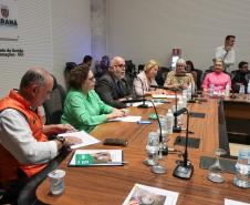 Reuniao do Comite de enfrentamento a Dengue no Palacio Iguacu, nesta quarta-feira (28).