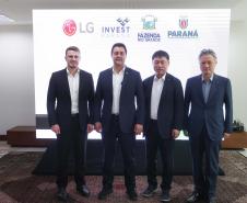 Paraná firma acordo com a LG para receber nova fábrica no Brasil