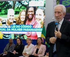 Vice Governador Darci Piana participa do lançamento do código estadual da mulher paranaense.