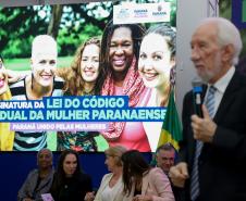 Vice Governador Darci Piana participa do lançamento do código estadual da mulher paranaense.