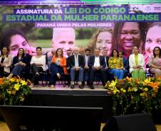 Vice Governador Darci Piana participa do lançamento do código estadual da mulher paranaense.