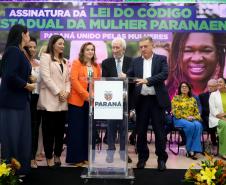 Vice Governador Darci Piana participa do lançamento do código estadual da mulher paranaense.