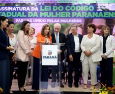 Vice Governador Darci Piana participa do lançamento do código estadual da mulher paranaense.