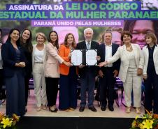 Vice Governador Darci Piana participa do lançamento do código estadual da mulher paranaense.