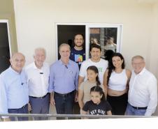 O governador em exercício Darci Piana participou nesta sexta-feira (10) da inauguração do Residencial Maragogi, em Maringá. O empreendimento da P3 Engenharia conta com 200 apartamentos, dos quais 138 contaram com aportes do Governo do Estado para subsídio do valor de entrada às famílias compradoras por meio do programa Casa Fácil Paraná