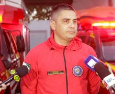 Atendendo a determinação do governador Carlos Massa Ratinho Junior, o Estado enviou nesta quarta-feira (1º) uma equipe do Corpo de Bombeiros Militar do Paraná (CBMPR) para auxiliar o Rio Grande do Sul em meio à calamidade causada pelas chuvas