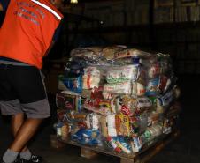 Campanha do Estado chega a 13,2 mil toneladas de doações enviadas ao Rio Grande do Sul