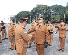 Secretário-chefe da Casa Civil recebe a maior honraria da PM-PR, a medalha Coronel Sarmento