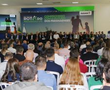 O governador Carlos Massa Ratinho Junior participa nesta quarta-feira (19), do lançamento Programa Rota do Progresso no Palácio Iguaçu.