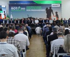 O governador Carlos Massa Ratinho Junior participa nesta quarta-feira (19), do lançamento Programa Rota do Progresso no Palácio Iguaçu.