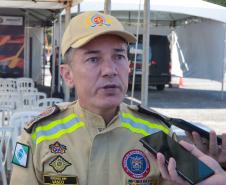 O governador Carlos Massa Ratinho Junior entregou nesta segunda-feira (3) 39 novos veículos para reforçar os trabalhos do Corpo de Bombeiros do Paraná.
