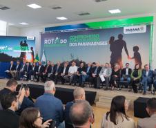 O governador Carlos Massa Ratinho Junior participa nesta quarta-feira (19), do lançamento Programa Rota do Progresso no Palácio Iguaçu.