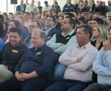 O governador Carlos Massa Ratinho Junior participa nesta quarta-feira (19), do lançamento Programa Rota do Progresso no Palácio Iguaçu.