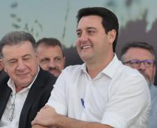O governador Carlos Massa Ratinho Junior participa nesta quarta-feira (19), do lançamento Programa Rota do Progresso no Palácio Iguaçu.
