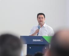 O governador Carlos Massa Ratinho Junior participa nesta quarta-feira (19), do lançamento Programa Rota do Progresso no Palácio Iguaçu.