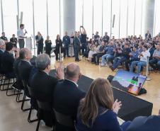 O governador Carlos Massa Ratinho Junior participa nesta quarta-feira (19), do lançamento Programa Rota do Progresso no Palácio Iguaçu.