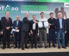 O governador Carlos Massa Ratinho Junior participa nesta quarta-feira (19), do lançamento Programa Rota do Progresso no Palácio Iguaçu.