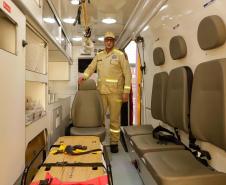 Curitiba, 10 de junho de 2024 - O Governo do Paraná investe em novas ambulâncias do Serviço Integrado de Atendimento ao Trauma em Emergência (Siate).