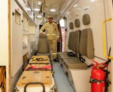 Curitiba, 10 de junho de 2024 - O Governo do Paraná investe em novas ambulâncias do Serviço Integrado de Atendimento ao Trauma em Emergência (Siate).