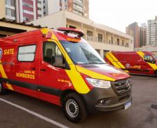 Curitiba, 10 de junho de 2024 - O Governo do Paraná investe em novas ambulâncias do Serviço Integrado de Atendimento ao Trauma em Emergência (Siate).