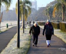 Simepar indica frio rigoroso no fim de semana, com temperaturas negativas no Sul do Estado