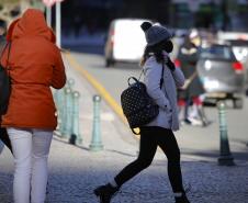 Simepar indica frio rigoroso no fim de semana, com temperaturas negativas no Sul do Estado