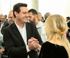 Curitiba, 24 de junho de 2024 - Governador Carlos Massa Ratinho Junior anunciou investimentos de R$ 505 milhões em energia e infraestrutura de gás canalizado para acelarar o crescimento do Paraná.