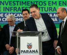 Curitiba, 24 de junho de 2024 - Governador Carlos Massa Ratinho Junior anunciou investimentos de R$ 505 milhões em energia e infraestrutura de gás canalizado para acelarar o crescimento do Paraná.
