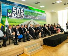 Curitiba, 24 de junho de 2024 - Governador Carlos Massa Ratinho Junior anunciou investimentos de R$ 505 milhões em energia e infraestrutura de gás canalizado para acelarar o crescimento do Paraná.