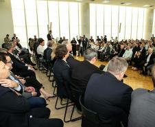 Curitiba, 24 de junho de 2024 - Governador Carlos Massa Ratinho Junior anunciou investimentos de R$ 505 milhões em energia e infraestrutura de gás canalizado para acelarar o crescimento do Paraná.
