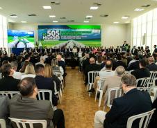 Curitiba, 24 de junho de 2024 - Governador Carlos Massa Ratinho Junior anunciou investimentos de R$ 505 milhões em energia e infraestrutura de gás canalizado para acelarar o crescimento do Paraná.
