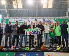 Governador em exercício Darci Piana participa do evento Transformando Pessoas, Formando Vencedores, evento que reuniu atletas e técnicos paranaenses que vão participar dos Jogos Olímpicos e Paralímpicos de Paris 2024. 