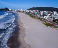 Obras de revitalização da orla de Matinhos alcançam 94,21% no mês de maio