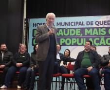 O governador em exercício Darci Piana participa neste sábado (29) do anúncio de novos investimentos do Governo do Estado em Quedas do Iguaçu.