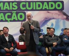 O governador em exercício Darci Piana participa neste sábado (29) do anúncio de novos investimentos do Governo do Estado em Quedas do Iguaçu.