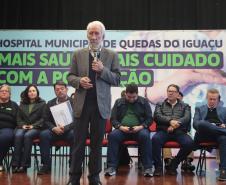 O governador em exercício Darci Piana participa neste sábado (29) do anúncio de novos investimentos do Governo do Estado em Quedas do Iguaçu.