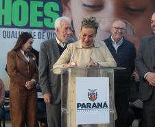 O governador em exercício Darci Piana e o presidente da Sanepar, Wilson Bley, anunciam nesta terça-feira (02) um pacote de investimento em saneamento rural e urbano e distribuição de água, além da conclusão de obras emblemáticas do setor.