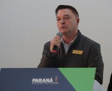 O governador em exercício Darci Piana e o presidente da Sanepar, Wilson Bley, anunciam nesta terça-feira (02) um pacote de investimento em saneamento rural e urbano e distribuição de água, além da conclusão de obras emblemáticas do setor.