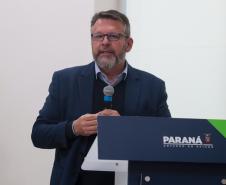 O governador em exercício Darci Piana e o presidente da Sanepar, Wilson Bley, anunciam nesta terça-feira (02) um pacote de investimento em saneamento rural e urbano e distribuição de água, além da conclusão de obras emblemáticas do setor.