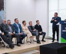 O governador em exercício Darci Piana e o presidente da Sanepar, Wilson Bley, anunciam nesta terça-feira (02) um pacote de investimento em saneamento rural e urbano e distribuição de água, além da conclusão de obras emblemáticas do setor.