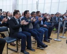 O governador em exercício Darci Piana e o presidente da Sanepar, Wilson Bley, anunciam nesta terça-feira (02) um pacote de investimento em saneamento rural e urbano e distribuição de água, além da conclusão de obras emblemáticas do setor.