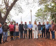 O governador em exercício Darci Piana recebeu o ministro da Pesca e Aquicultura, André de Paula, em uma visita a produtores de tilápia em Alvorada do Sul e Bela Vista do Paraíso, na região Norte do Paraná, nesta segunda-feira (15).
