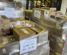 Paraná envia mais de 1,3 milhão de unidades de medicamentos ao Rio Grande do Sul
