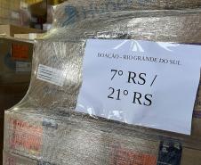 Paraná envia mais de 1,3 milhão de unidades de medicamentos ao Rio Grande do Sul