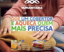 Inverno solidário: Governo do Paraná lança campanha de arrecadação de cobertores