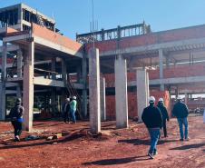 Ambulatório Médico de Especialidades (AME) Universitário de Ponta Grossa já atingiu 36% de execução da obra.