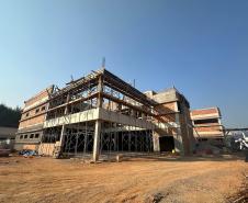 Ambulatório Médico de Especialidades (AME) Universitário de Ponta Grossa já atingiu 36% de execução da obra.