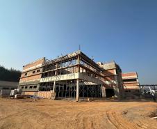 Ambulatório Médico de Especialidades (AME) Universitário de Ponta Grossa já atingiu 36% de execução da obra.