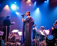 Centro Cultural Teatro Guaíra - Pop Music in Concert – Na quinta (4) às 20h30, Sandra Ávila e grandes cantores convidados, se reúnem com a renomada Orquestra Cordas do Iguaçu, em uma apresentação que combina a potência da música pop com a sofisticação da música orquestral - Foto: Divulgação