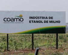 Campo Mourão, 16 de agosto de 2024 - O governador Carlos Massa Ratinho Junior participa da inauguração da indústria de rações e do lançamento da pedra fundamental da indústria de etanol e milho da Coamo em Campo Mourão. 